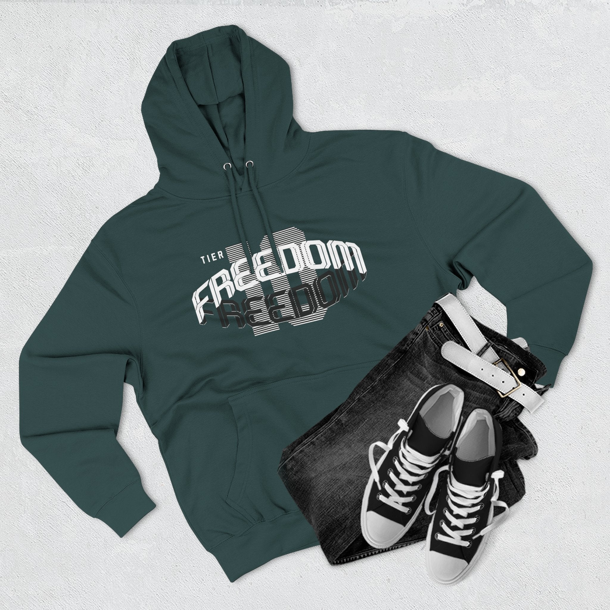 Extreme Offroad Hoodie — "Financially Unstable" Graphic Fleece Pullover