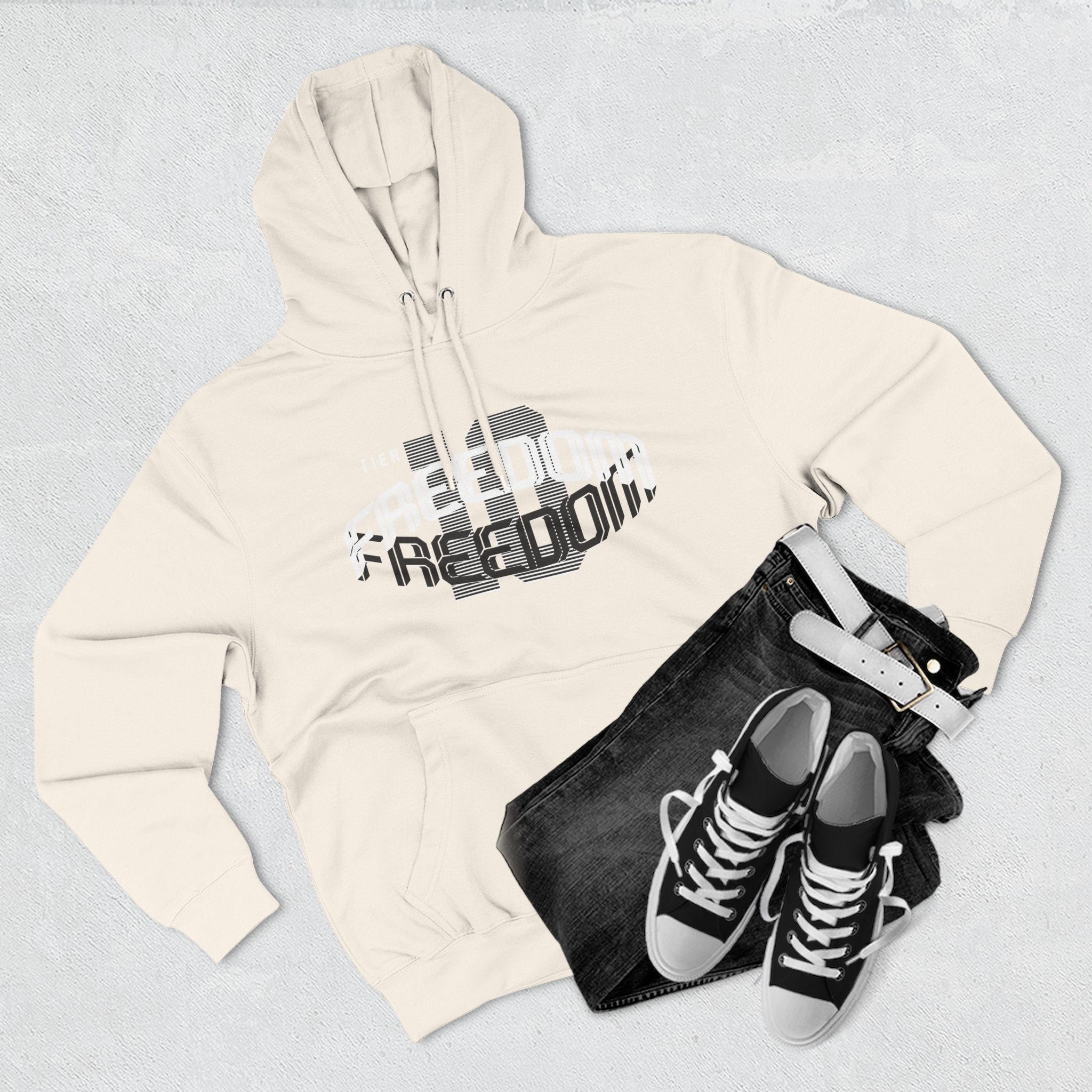 Extreme Offroad Hoodie — "Financially Unstable" Graphic Fleece Pullover