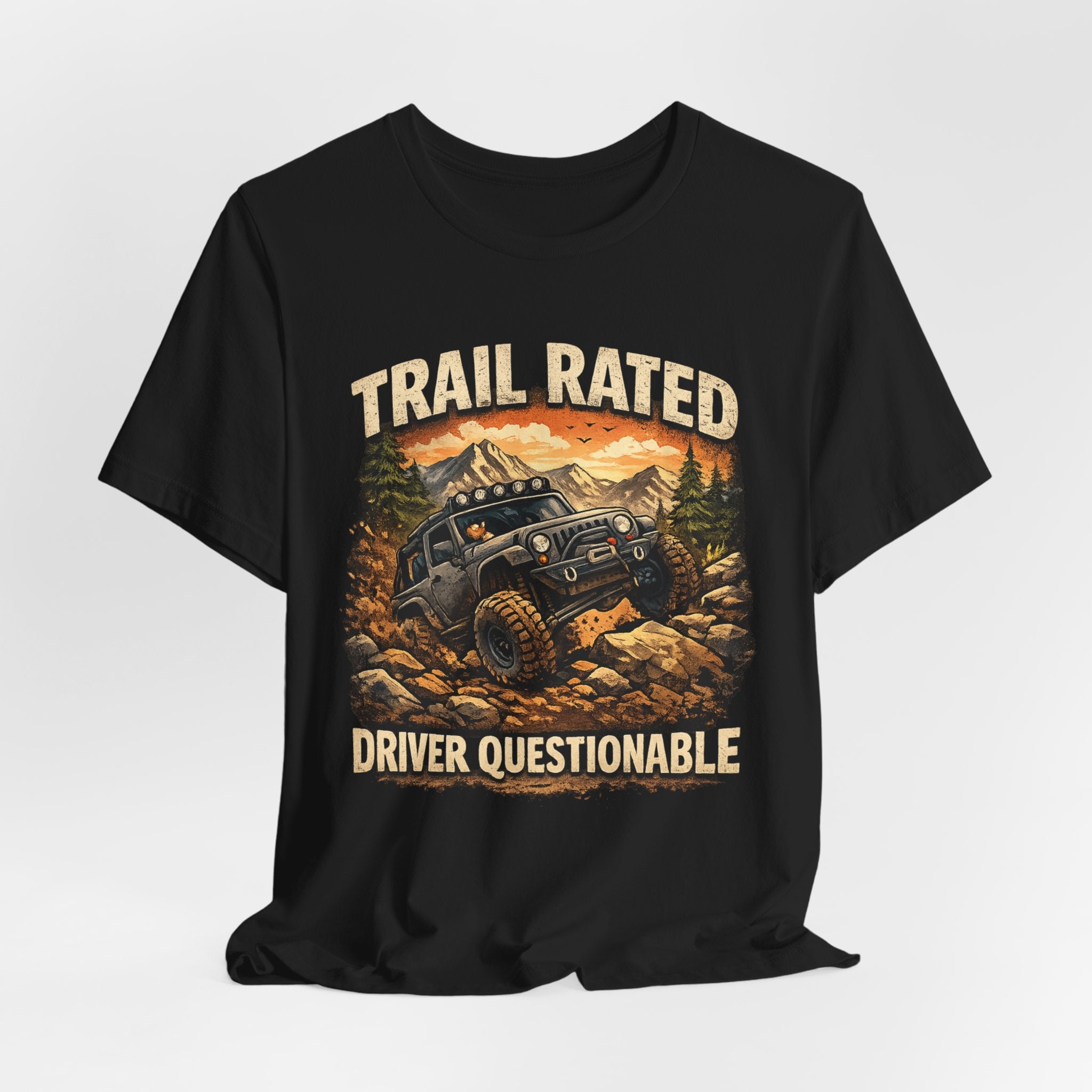 Trail Rated T-Shirt — Off-Road Adventure Graphic Tee