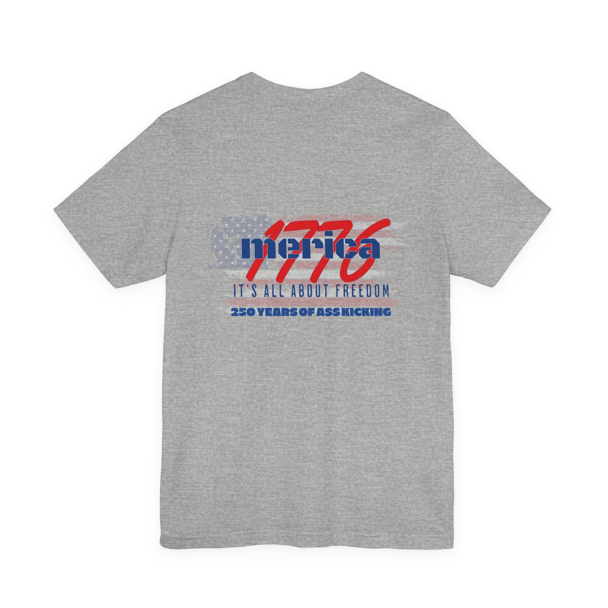 1776 Merica Freedom T-Shirt — Patriotic 'It's All About Freedom' Tee