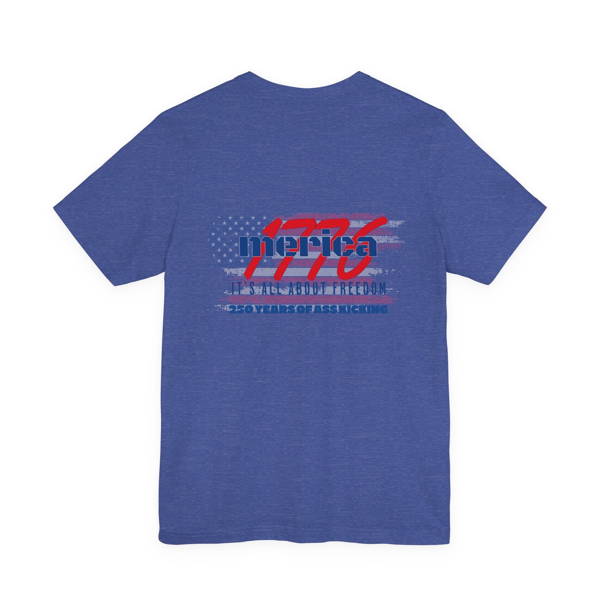 1776 Merica Freedom T-Shirt — Patriotic 'It's All About Freedom' Tee