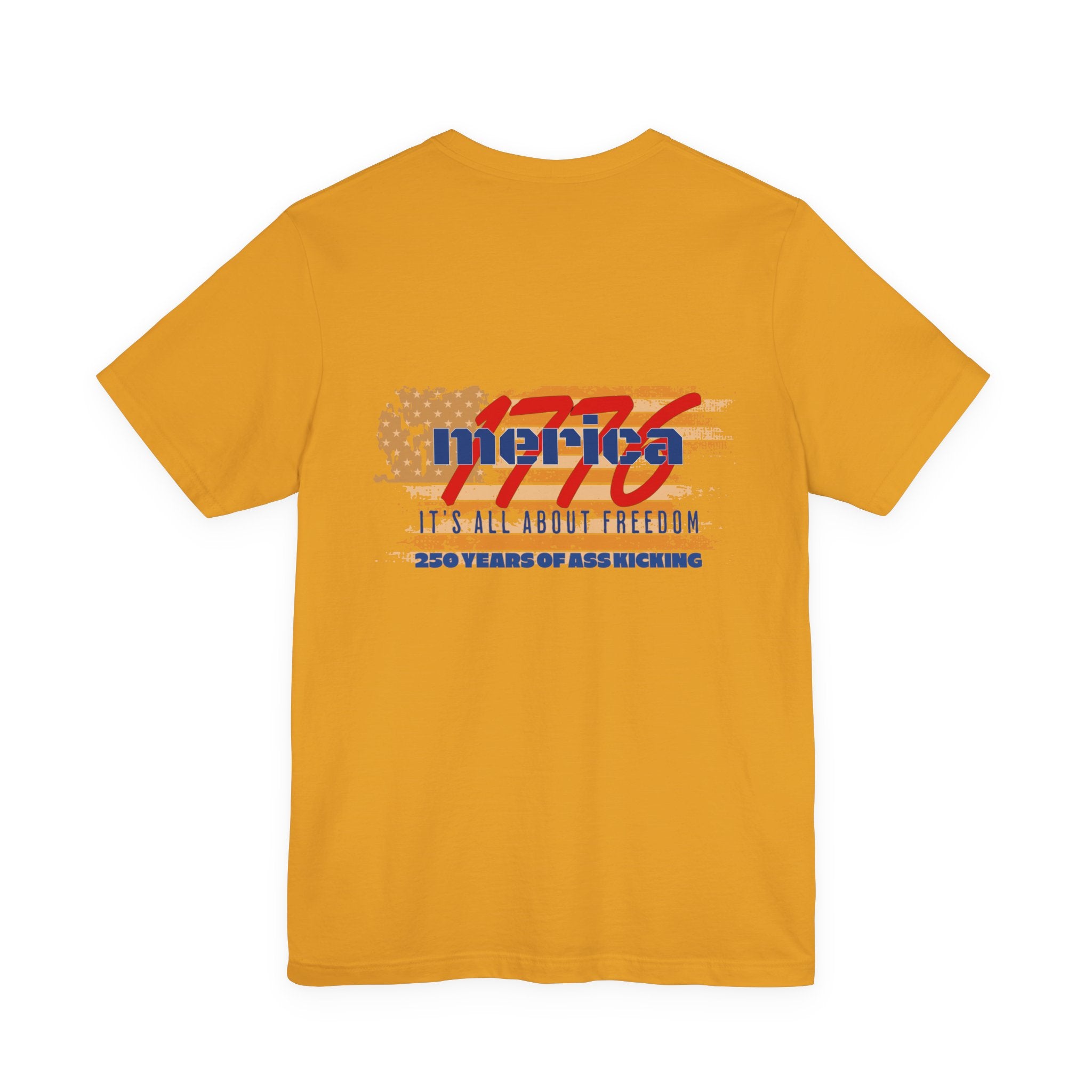 1776 Merica Freedom T-Shirt — Patriotic 'It's All About Freedom' Tee
