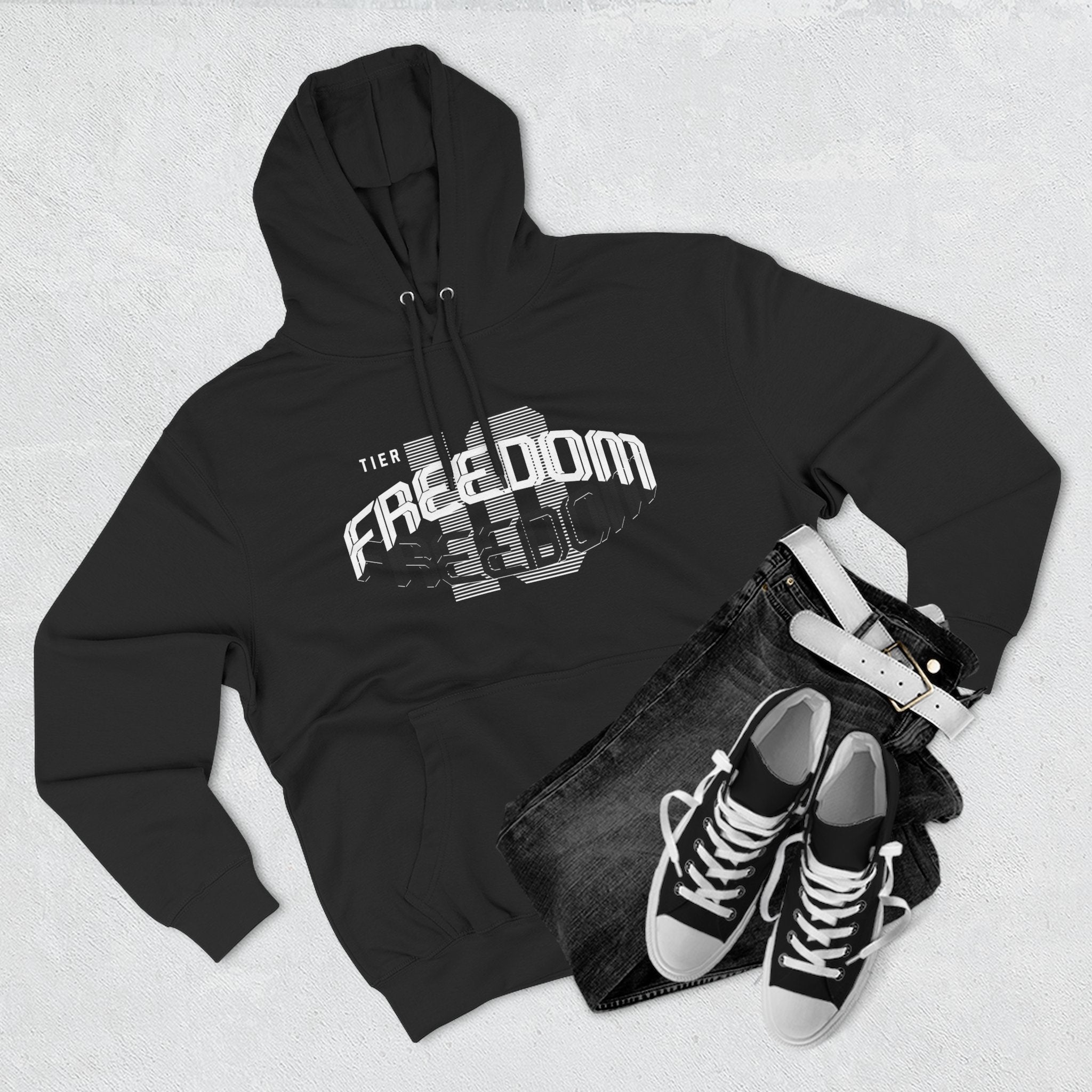 Extreme Offroad Hoodie — "Financially Unstable" Graphic Fleece Pullover