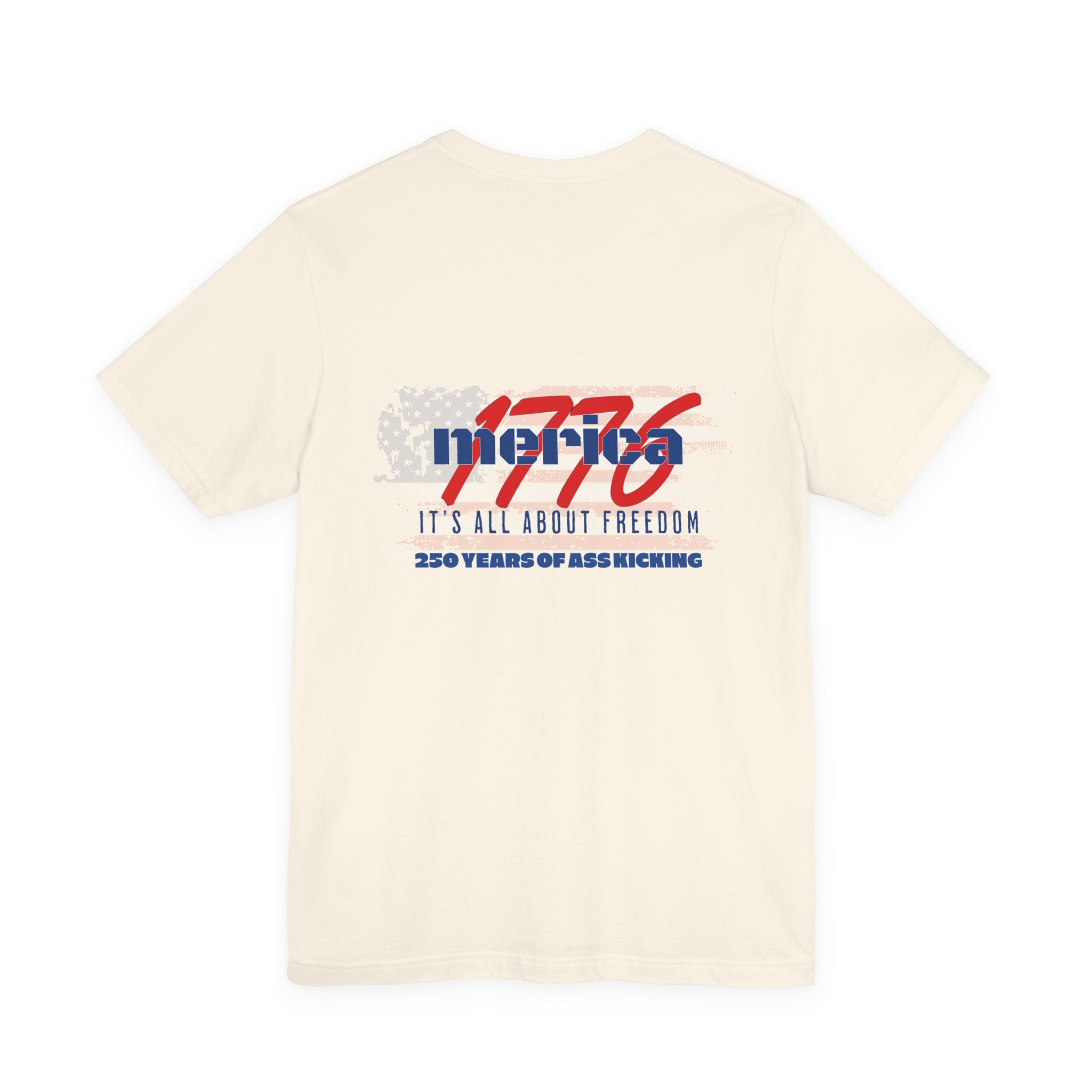 1776 Merica Freedom T-Shirt — Patriotic 'It's All About Freedom' Tee