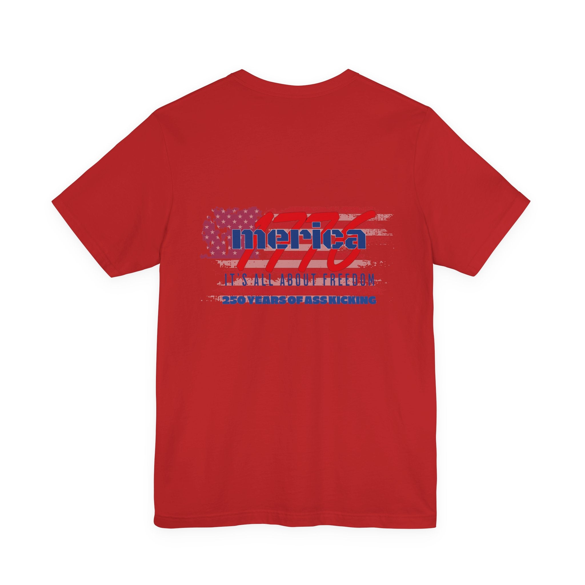 1776 Merica Freedom T-Shirt — Patriotic 'It's All About Freedom' Tee