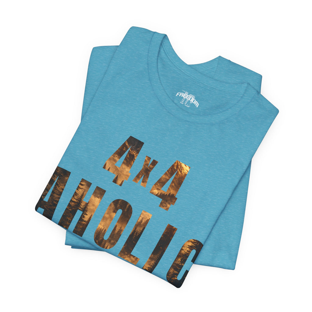 4x4 Aholic Tee — Off‑Road 4x4 Enthusiast Graphic T-Shirt