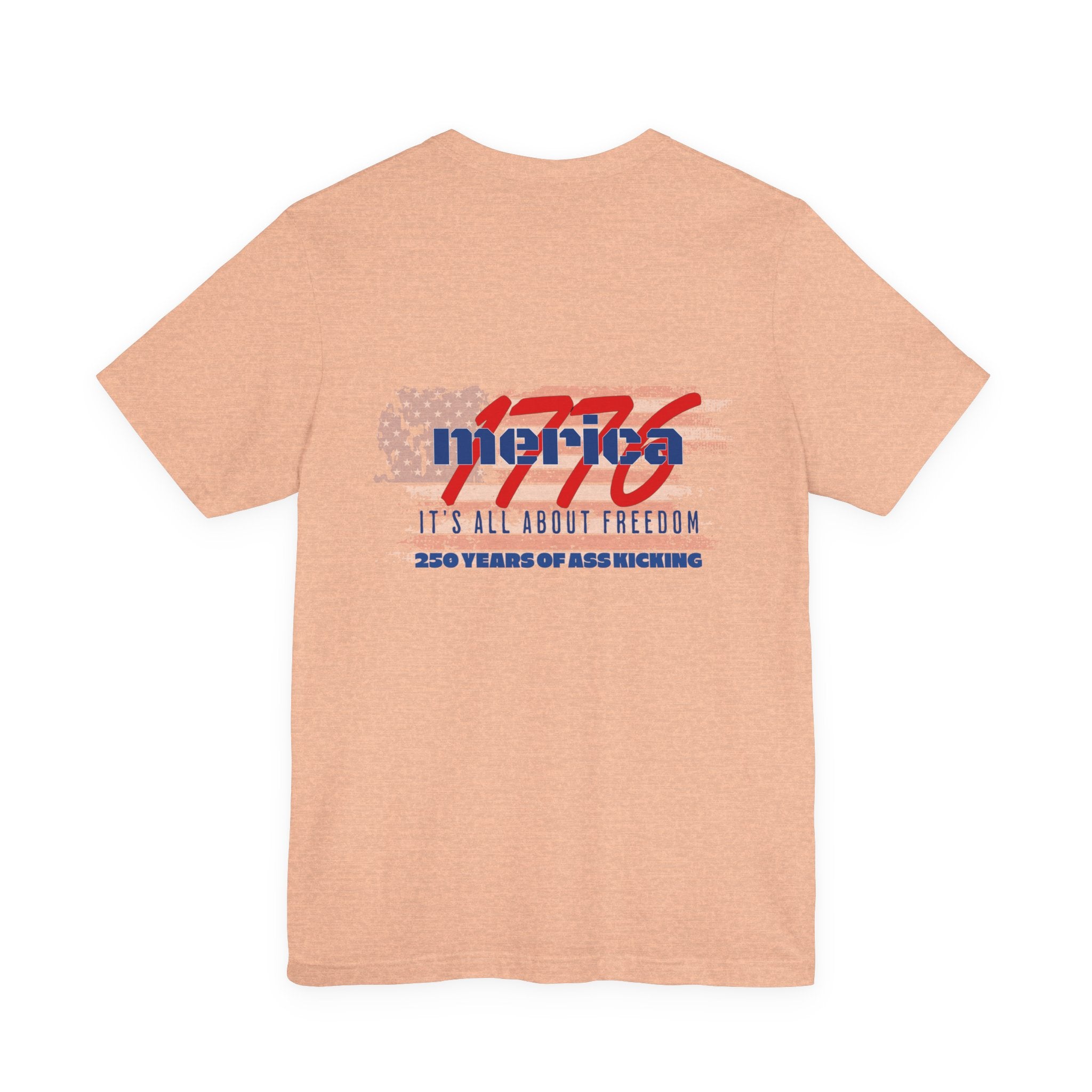 1776 Merica Freedom T-Shirt — Patriotic 'It's All About Freedom' Tee
