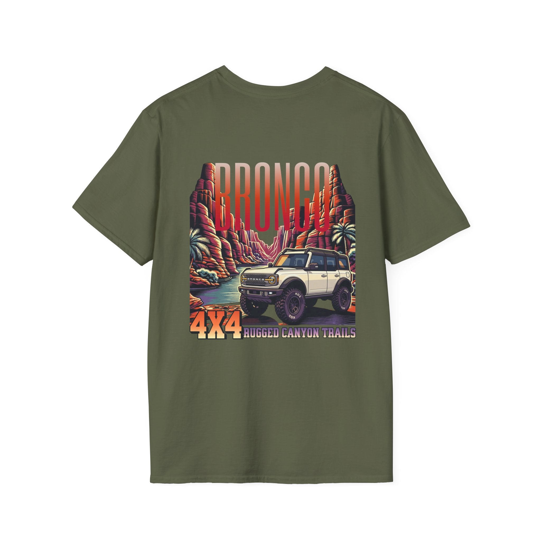 Bronco 4x4 T-Shirt — Outdoor Travel Graphic Tee