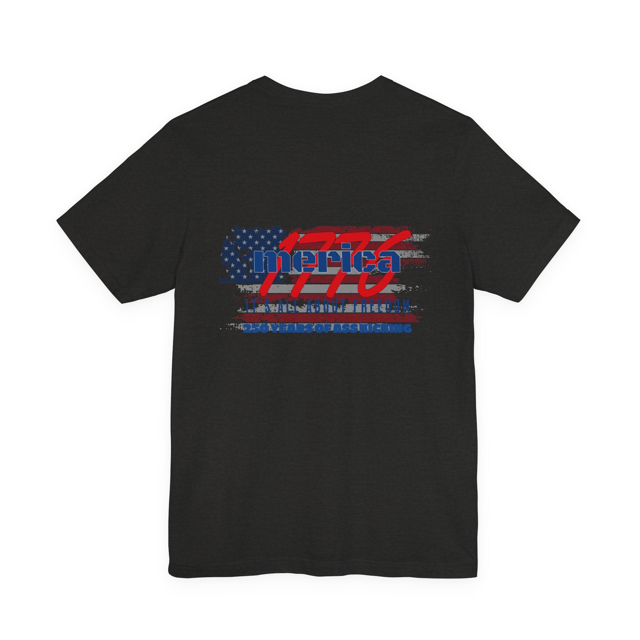 1776 Merica Freedom T-Shirt — Patriotic 'It's All About Freedom' Tee