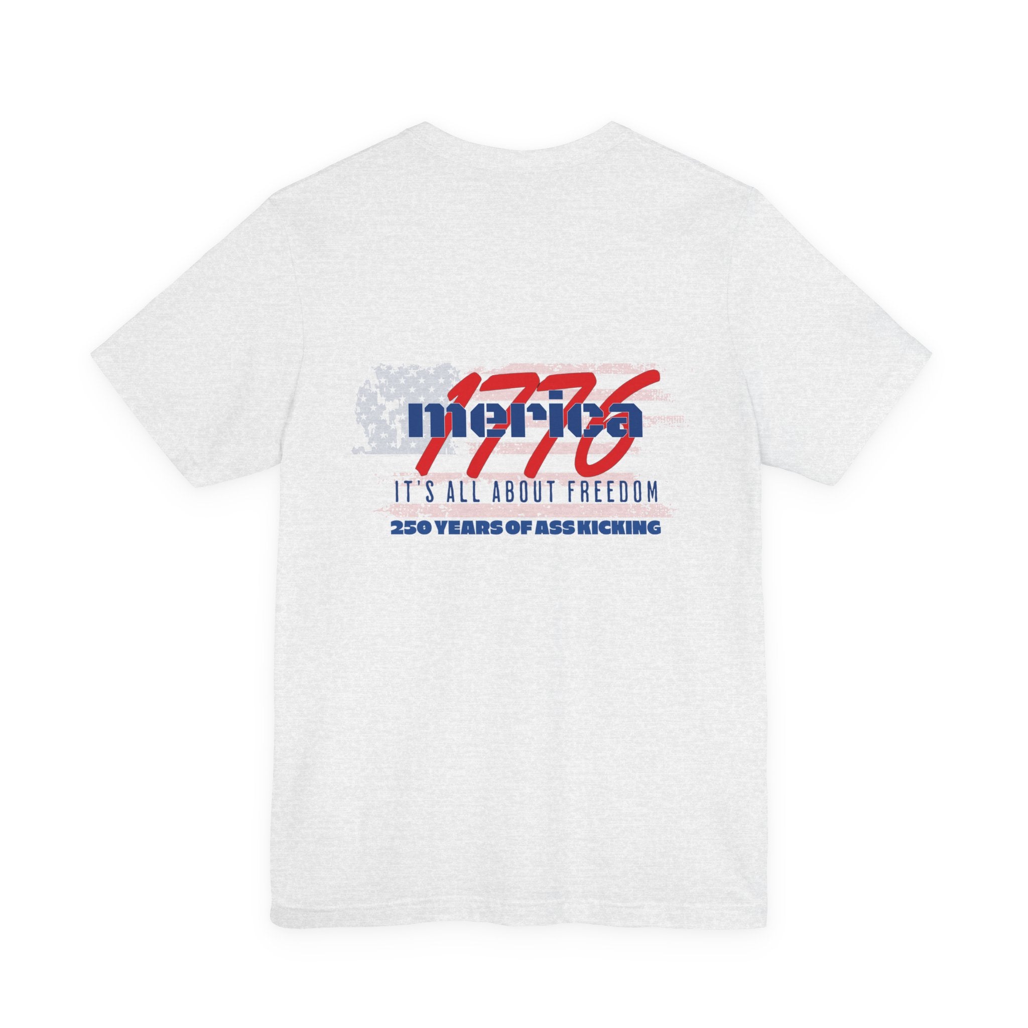 1776 Merica Freedom T-Shirt — Patriotic 'It's All About Freedom' Tee