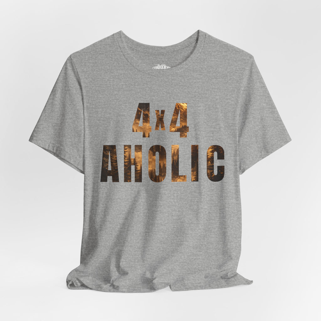 4x4 Aholic Tee — Off‑Road 4x4 Enthusiast Graphic T-Shirt