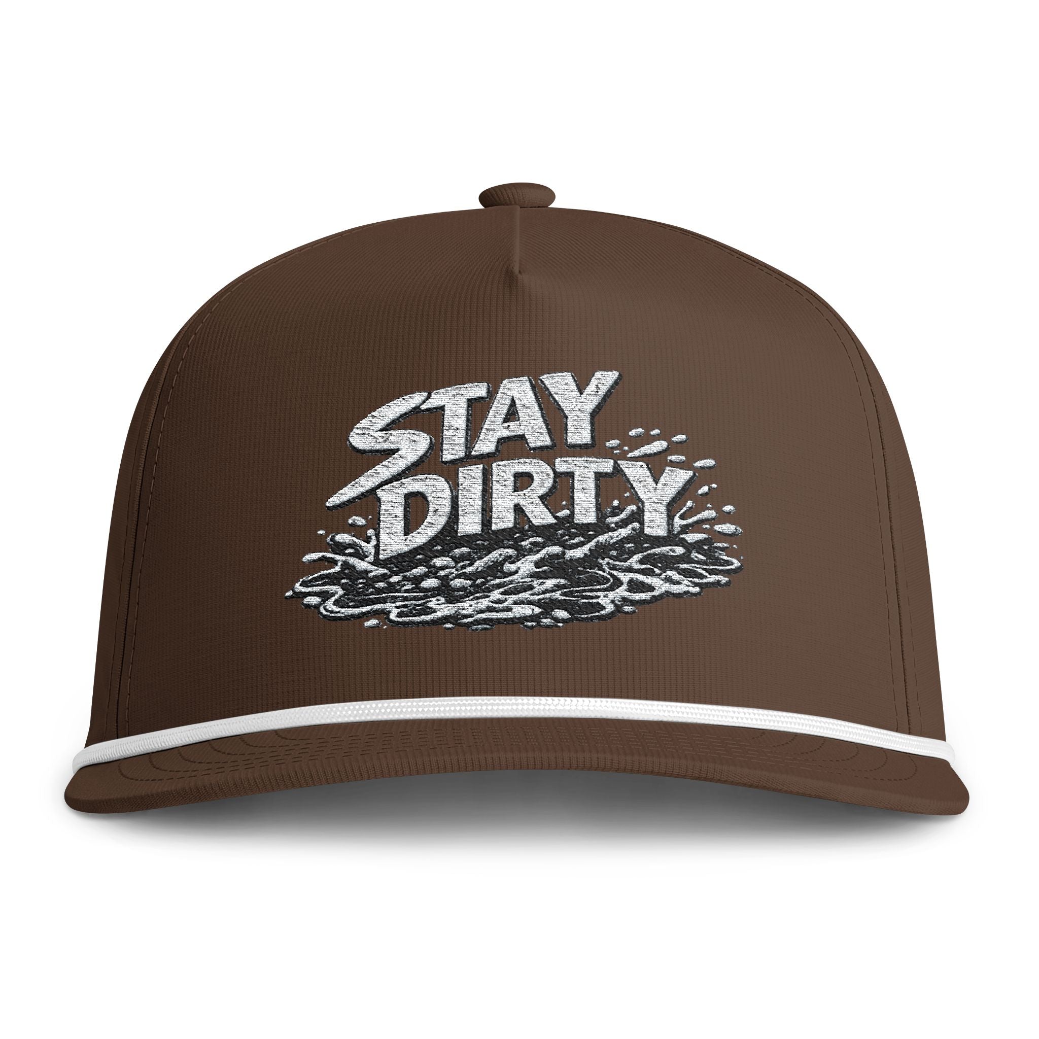 Stay Dirty Rope Cap — Vintage Surf Trucker Hat