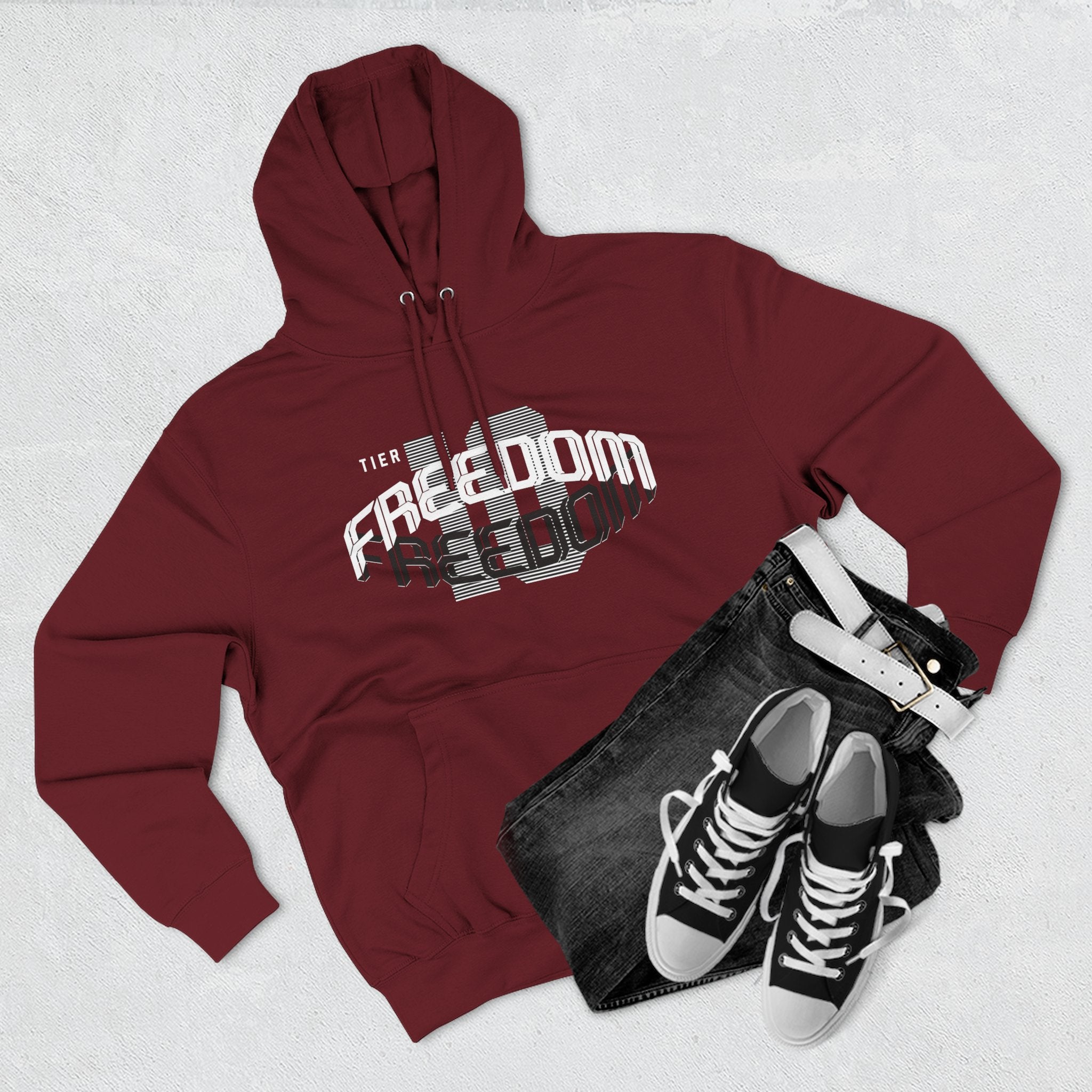 Extreme Offroad Hoodie — "Financially Unstable" Graphic Fleece Pullover