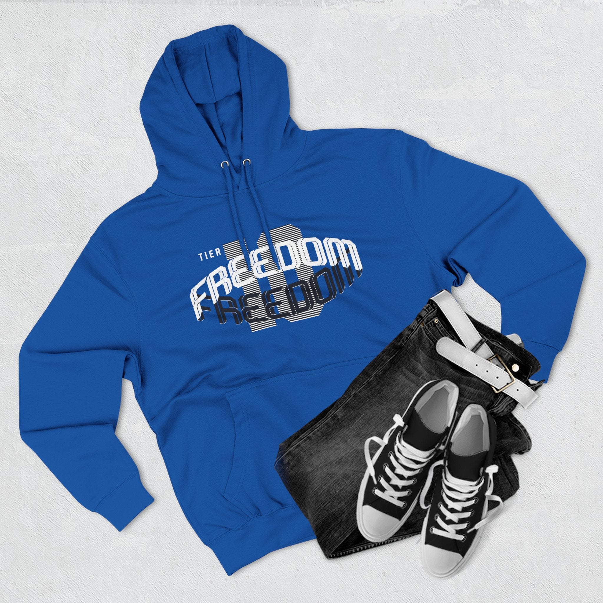Extreme Offroad Hoodie — "Financially Unstable" Graphic Fleece Pullover