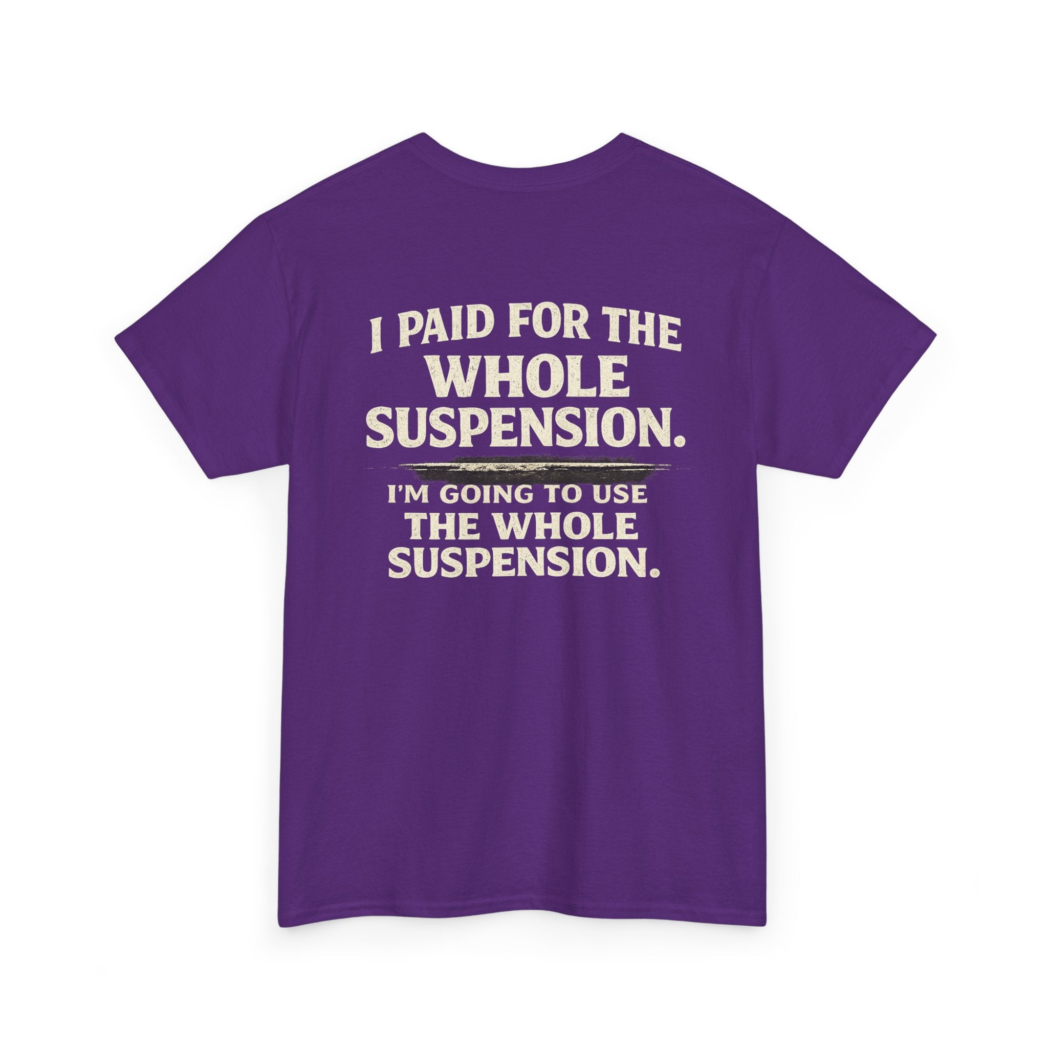 Using whole suspension Tee