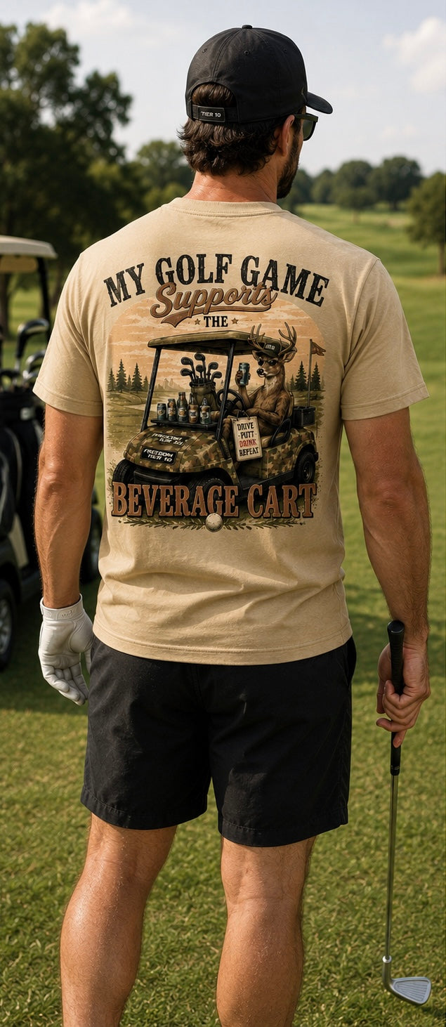 My Golf Game Supports the Beverage Cart Tee