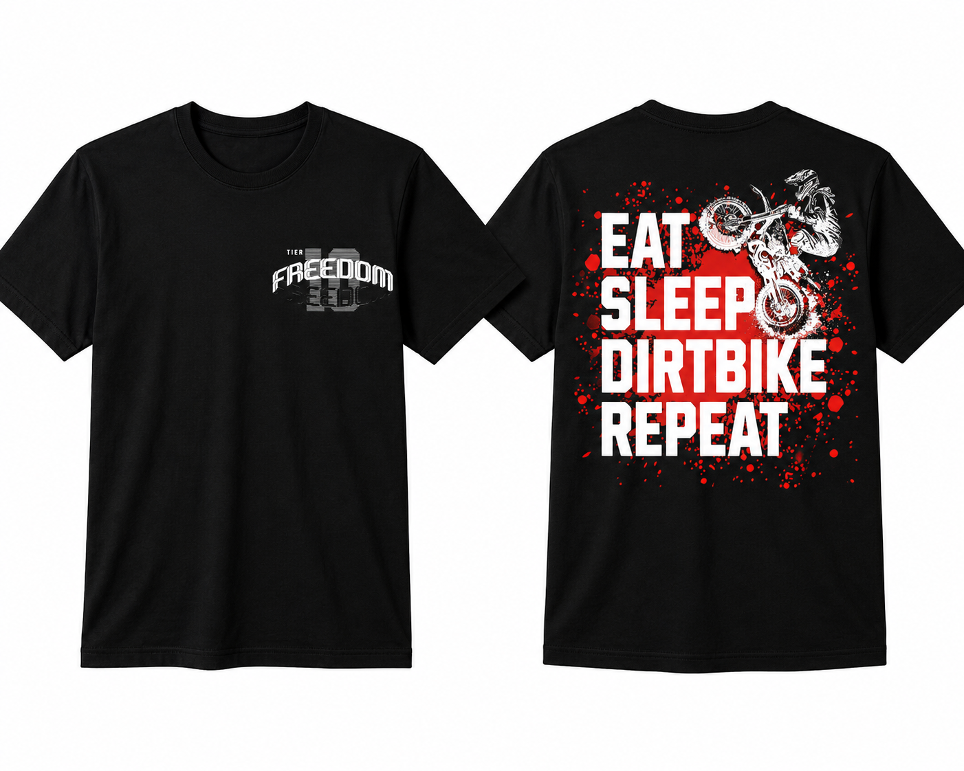 Freedom Tier 10 Dirt Bike Tee
