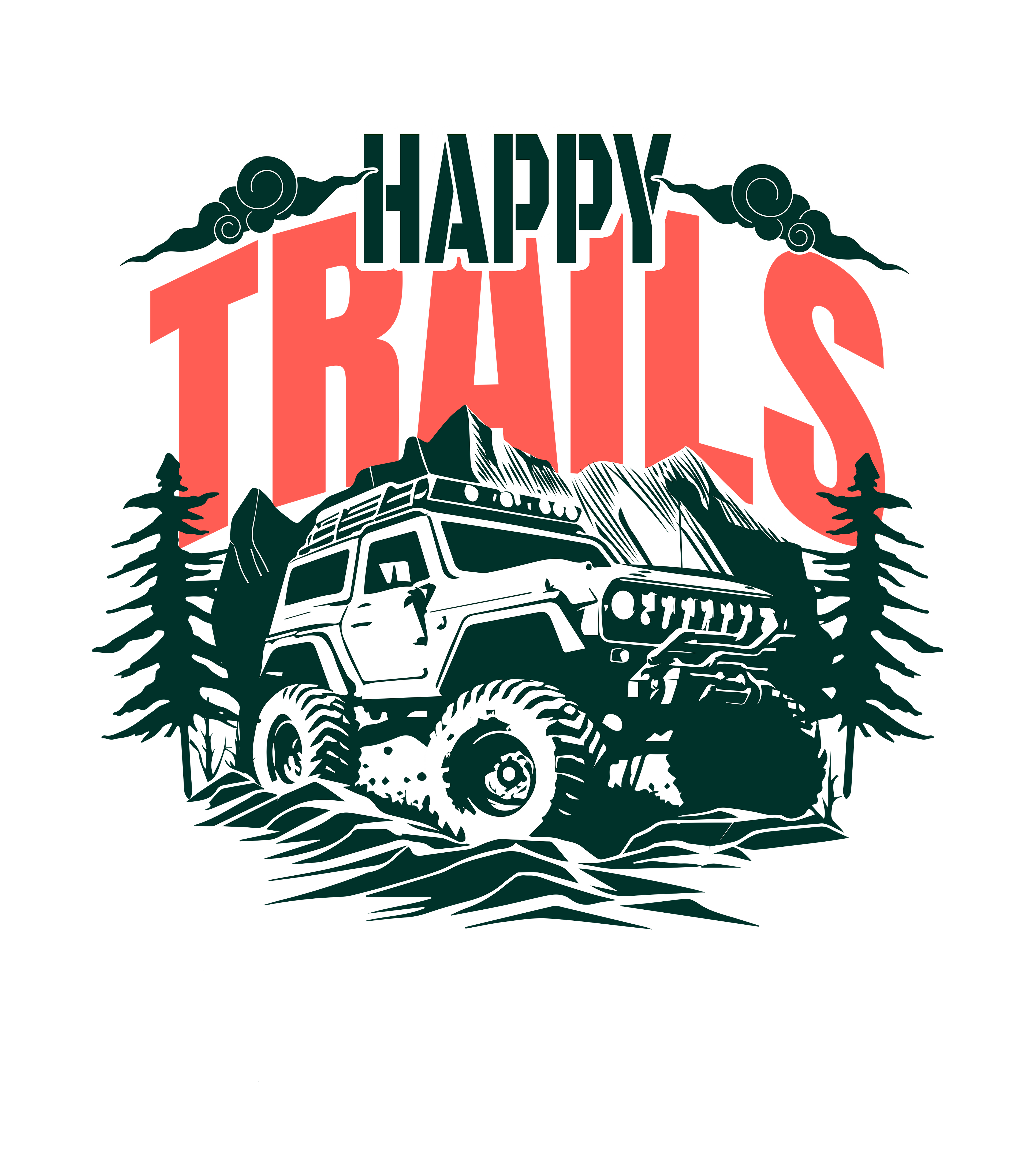 Happy Trails Off-Road Adventure T-Shirt